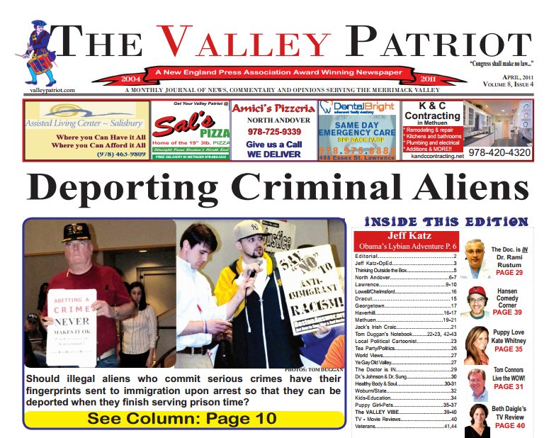 The Valley Patriot April-2011