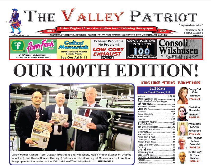 Valley Patriot Celebrates 100th Edition