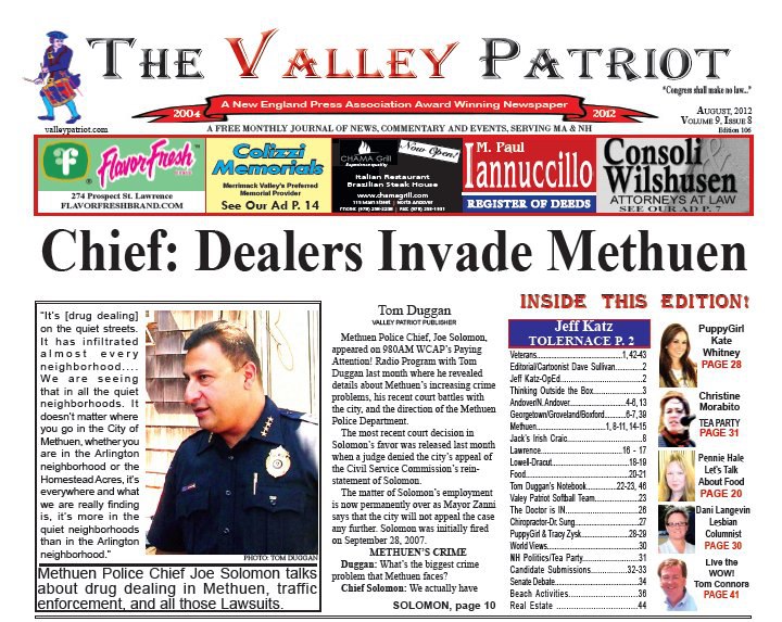 Methuen Police Chief: Drug Dealers Invade Methuen