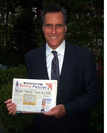 Governor Mitt Romney Reads The Valley Patriot
