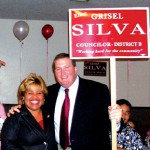Lawrence Council President Patrick Blanchete and Counsilor Grisel Silva