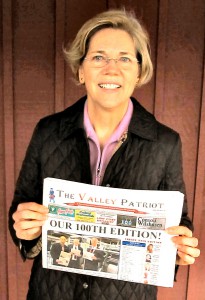 Elizabeth Warren Reads The Valley Patriot