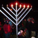 Menorah at the Town Common in North Andover