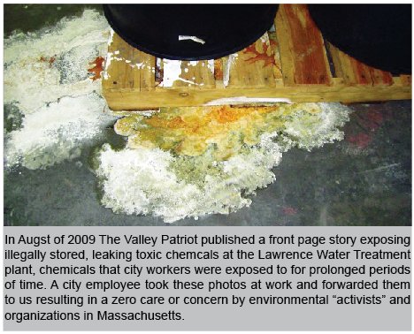 Leaking Toxic Chemicals in Lawrence, Massachusets