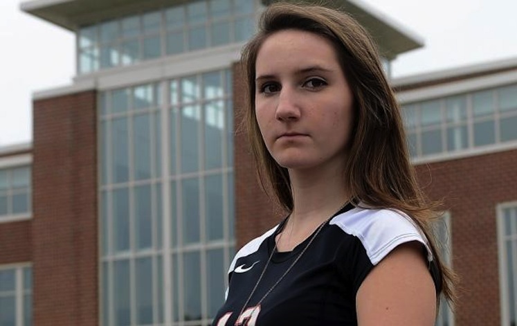 Former North Andover Volleyball Team Captain Erin Cox