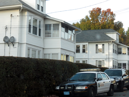 74 Elmwood Road, Methuen, where police spent the day searching for evidence in the execution of David Rivera Murder at the Sahara Club earlier this week