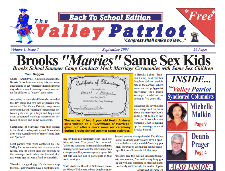 September 2004 Valley Patriot