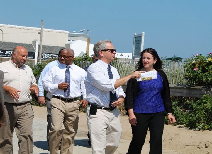 Economic Development, Revitalization in Salisbury:  Environmental Affairs Undersecretary Visits the Beach