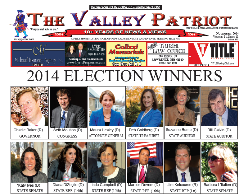 Download or View The November, 2014 Valley Patriot (Edition #133)