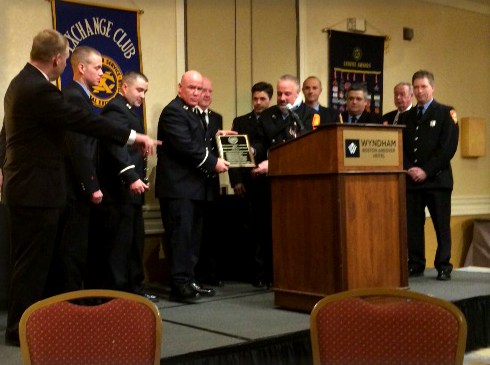Exchange Club Honors North Andover Firefighters