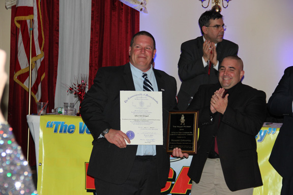 Newspaper Honors Woburn Police Officer Bob DiNapoli with Officer Tom Duggan Sr. Law Enforcement Award