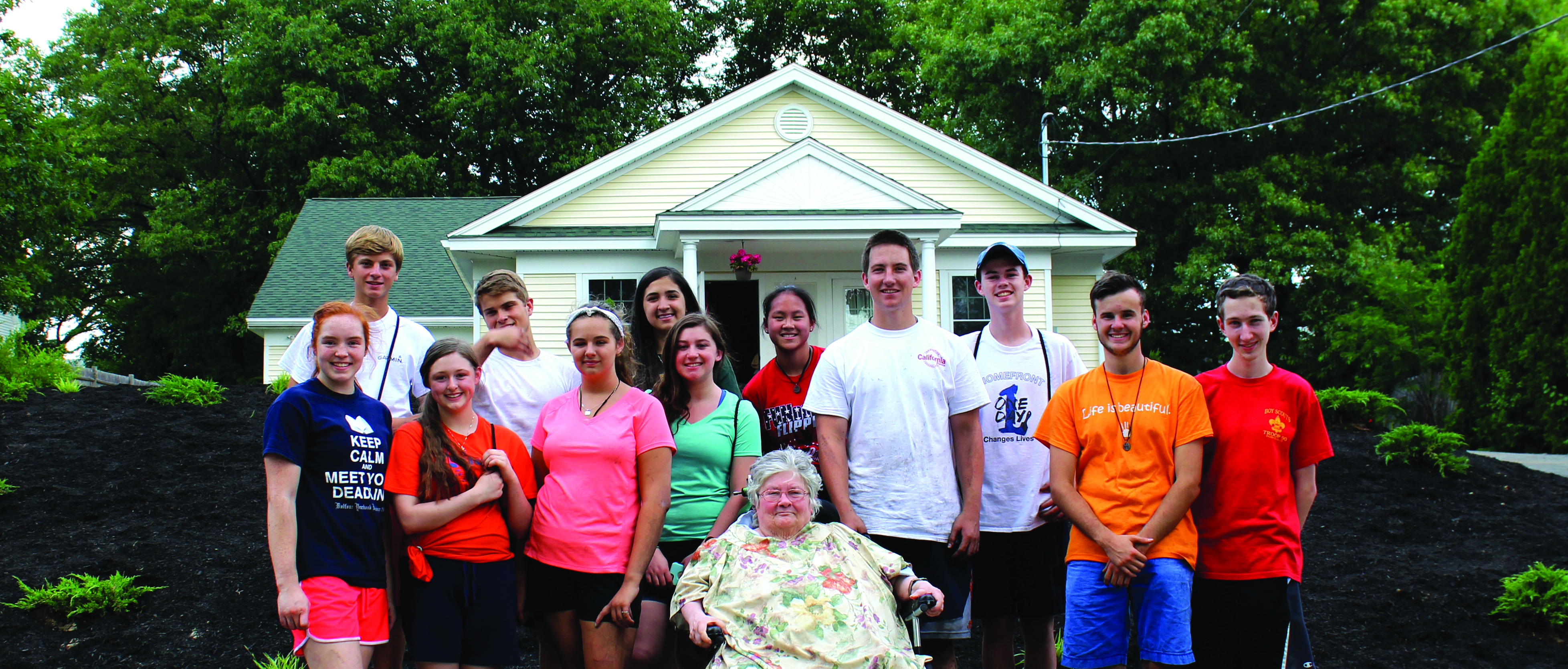 Volunteers Leave American Training Homes With New Deck, New Yard, and Many Smiles