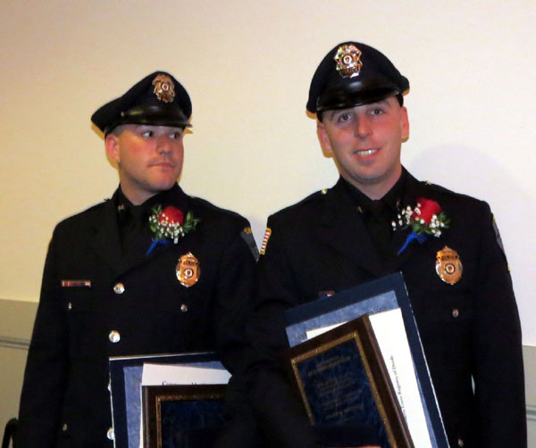 Methuen Police Officers, Firefighters of the Year