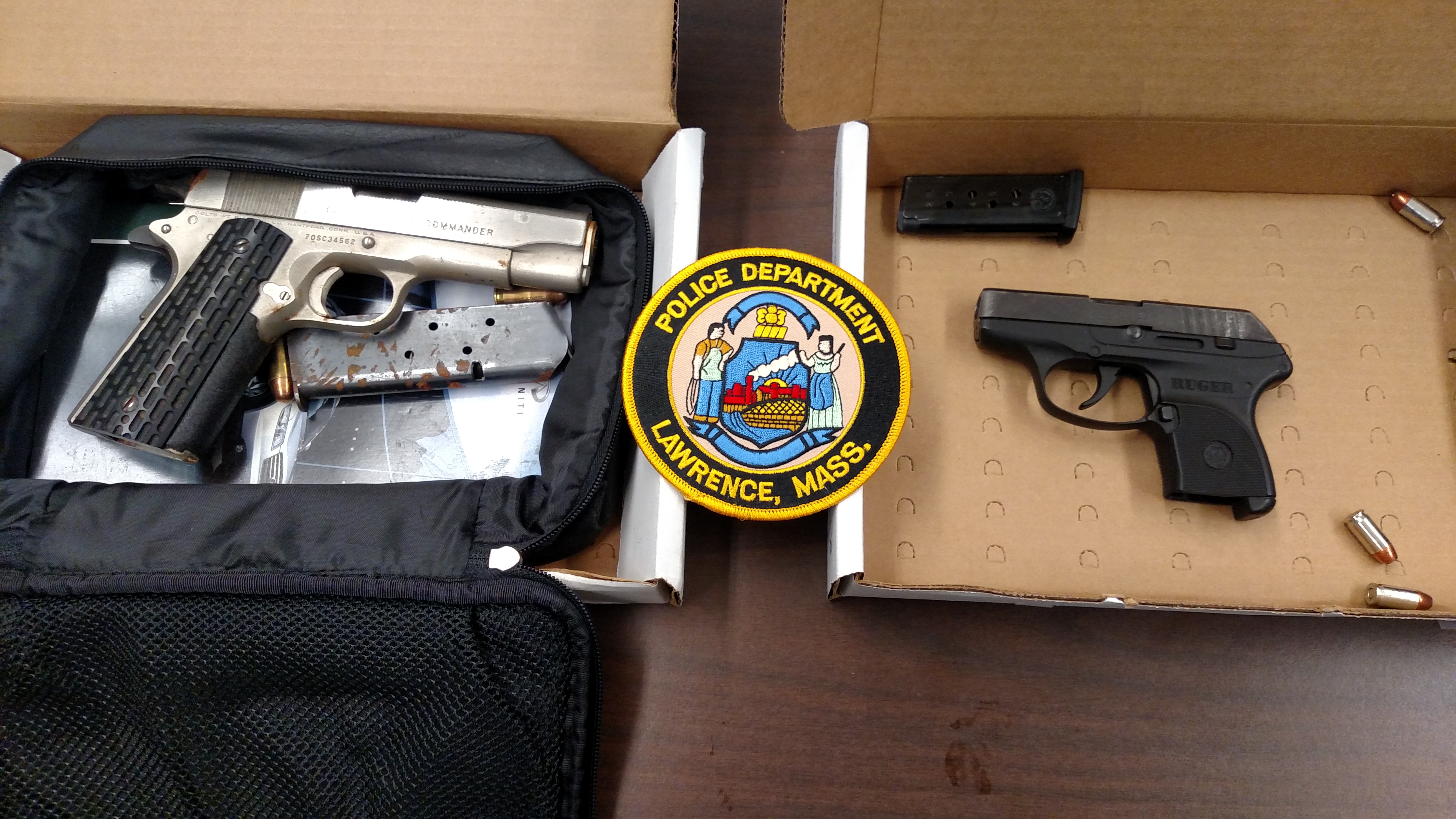 Lawrence Police Arrest Four on Firearm and Drug Charges