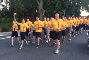 The Methuen Police Department participated in this year's Law Enforcement Torch Run, which stretches from Boston College to Boston University. (Courtesy Photo)