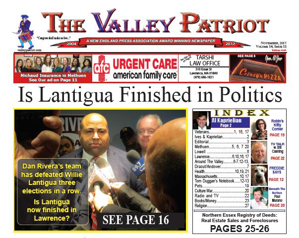 Print Edition of the November, 2017 Valley Patriot Newspaper