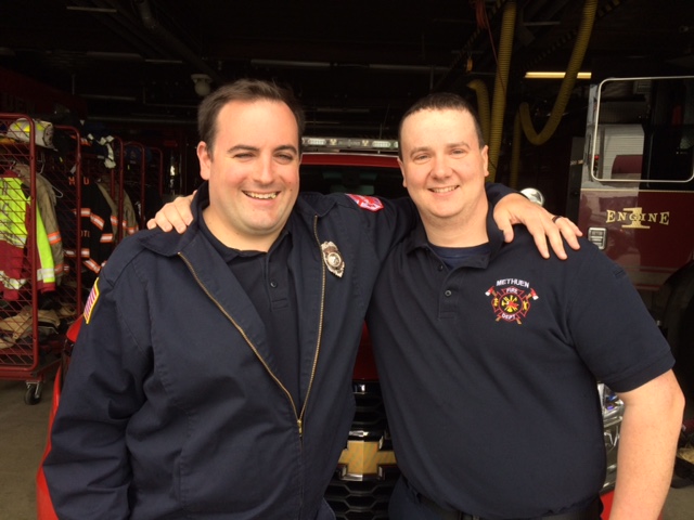 Methuen Firefighters Anthony Coco and Ryan Colvin named 2018 recipients of the “EMS Stewards of the Community” award
