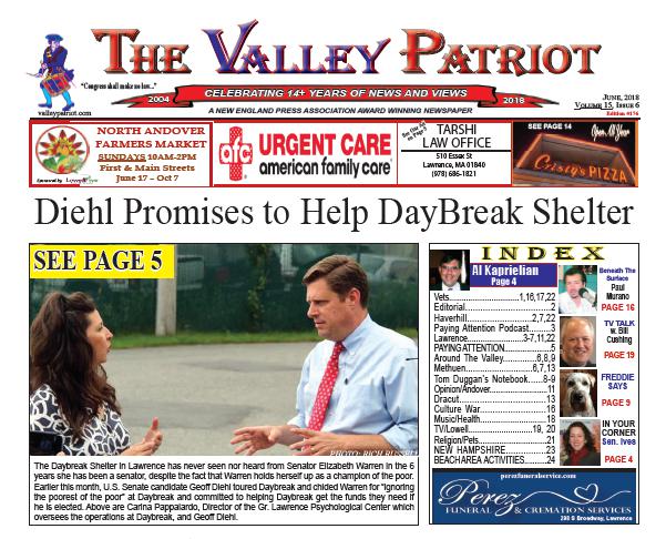 The June 2018 Print Edition Of The Valley Patriot