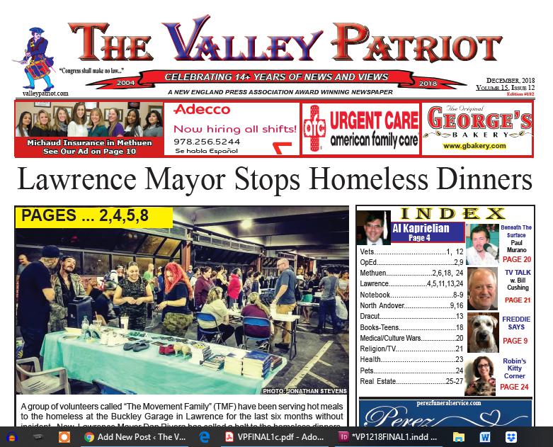The December 2018 Valley Patriot Print Edition PDF
