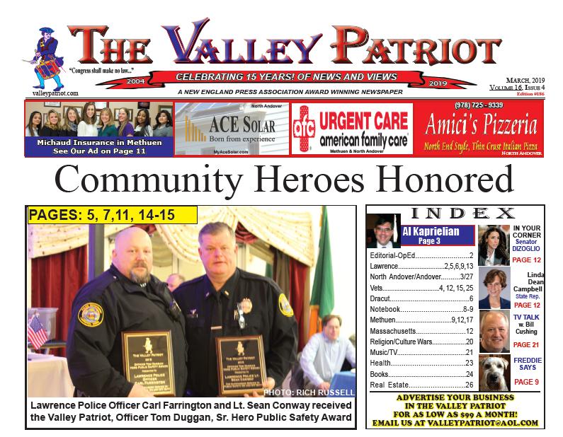 PDF Of the Print Edition of The Valley Patriot – April, 2019 – Community Heroes