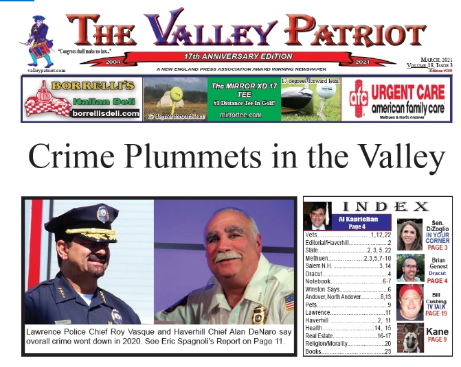 PDF Of the March 2021 Valley Patriot ~ 17th Anniversary Edition