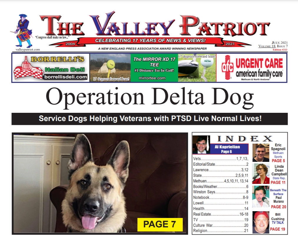PDF of the July, 2021 Valley Patriot  ~ Operation Delta Dog