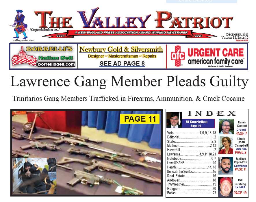 PDF of the December 2021 Valley Patriot Newspaper