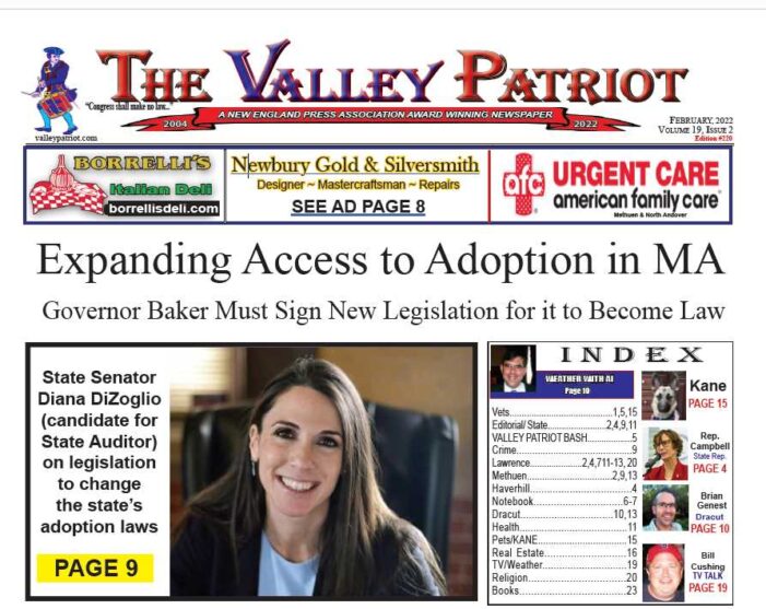 PDF of the February, 2022 Valley Patriot