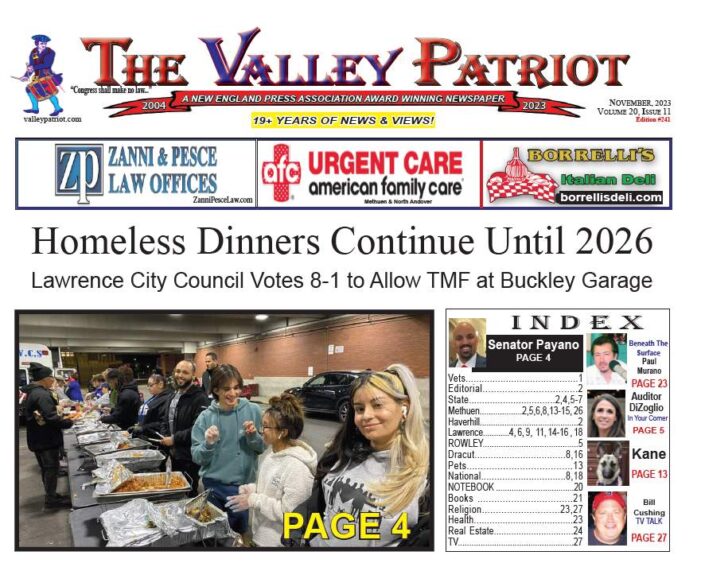 PDF of the November, 2023 Valley Patriot Newspaper