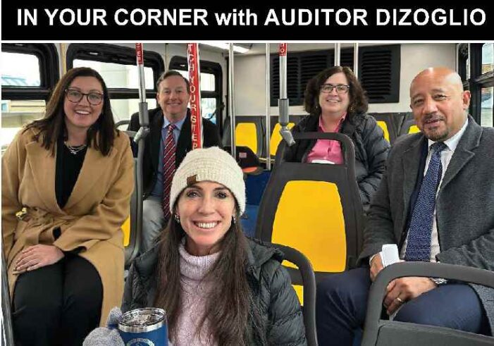 Auditor, Valley Mayors Highlight MeVa Bus Services ~ IN YOUR CORNER with MASSACHUSETTS AUDITOR DIANA DIZOGLIO