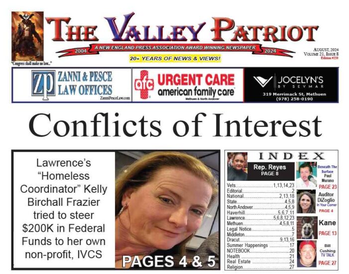 PDF of the August, 2024 Valley Patriot (EDITION #250!)